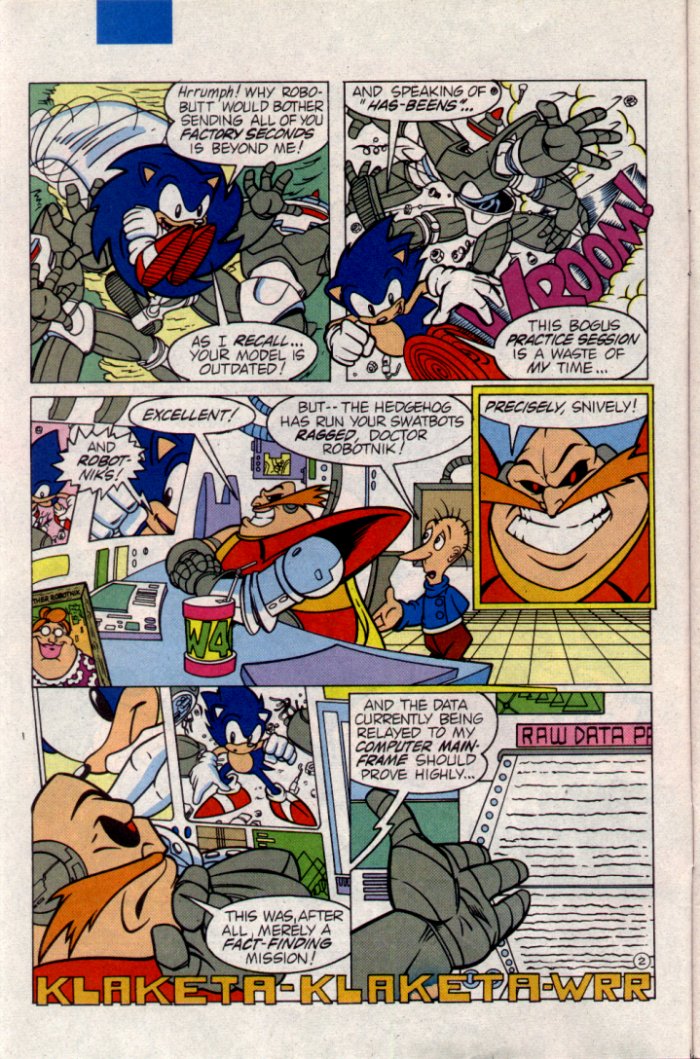 Sonic - Archie Adventure Series April 1995 Page 2